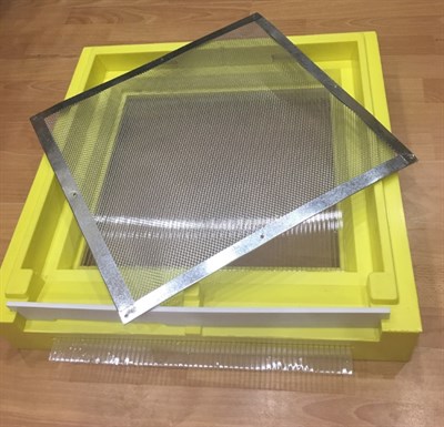 Дно улья на 12 рамок ППУ с сеткой в рамке и летком, Нижегородец - фото 4871