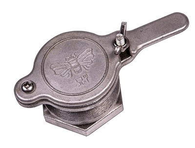 Кран для медогонки диаметр 45 мм металлический. - фото 4979